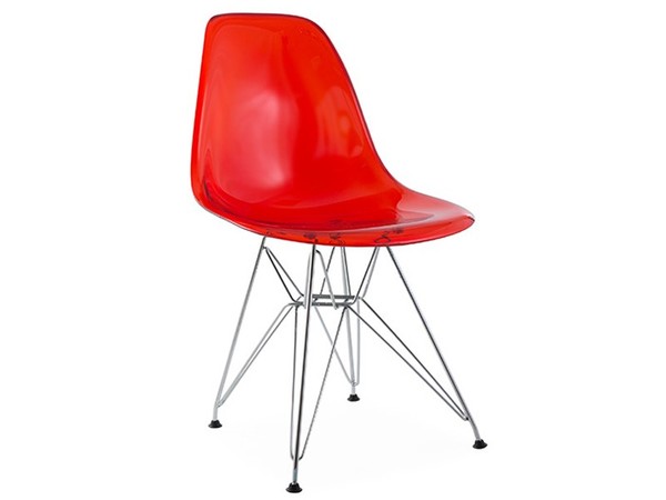 DSR Stuhl - Durchsichtig Rot