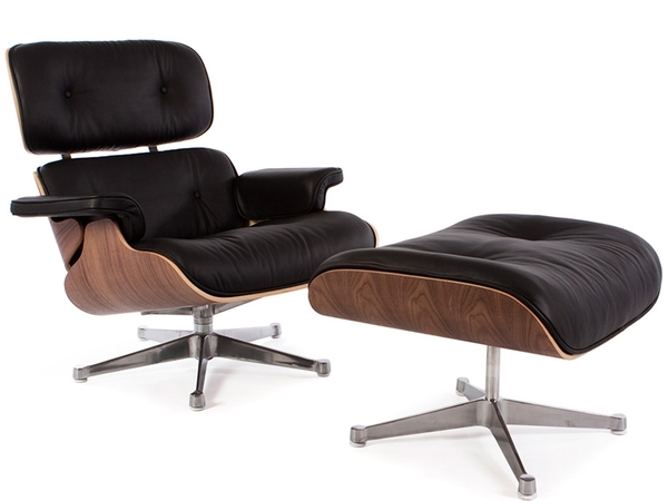 Eames Lounge Sessel - Nußbaum