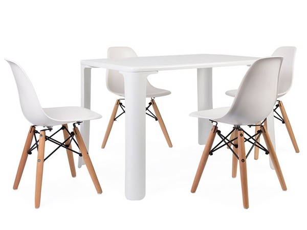Kinder Tisch Jasmine - 4 DSW Stühle