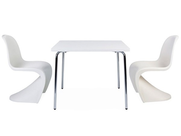 Kinder Tisch Olivier - 2 Panton Stühle