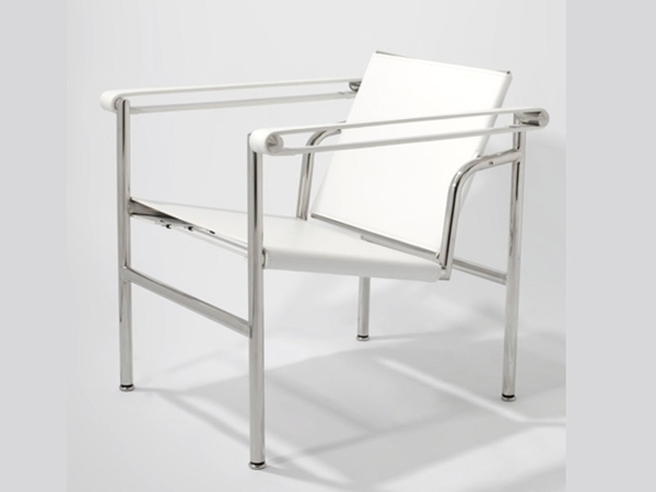 LC1 Stuhl Le Corbusier - Weiß
