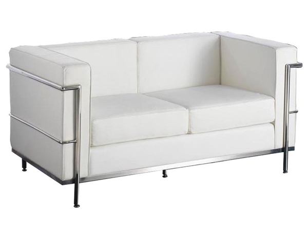 LC2 2-Sitzer Le Corbusier  -  Weiß