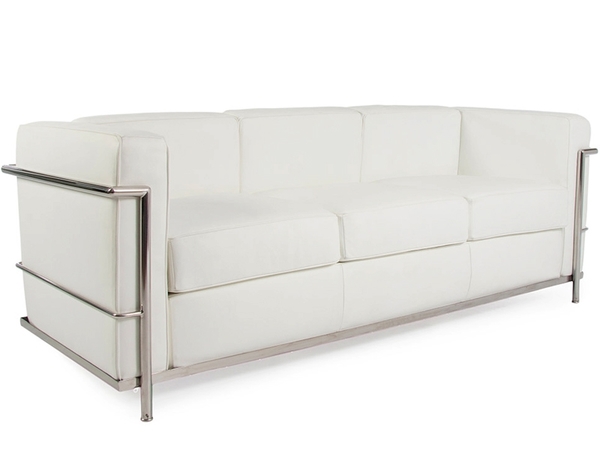 LC2 3-Sitzer Le Corbusier - Weiß